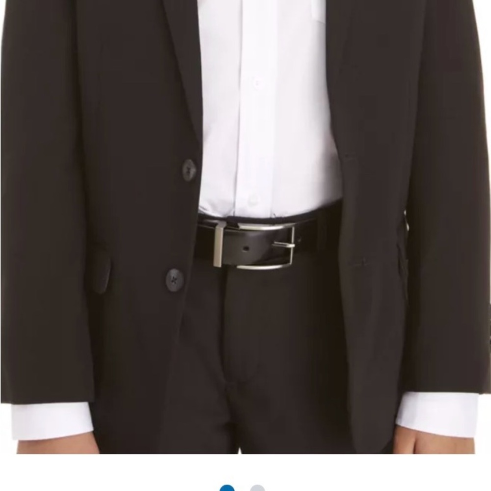 Izod Gray Boys Suit Jacket